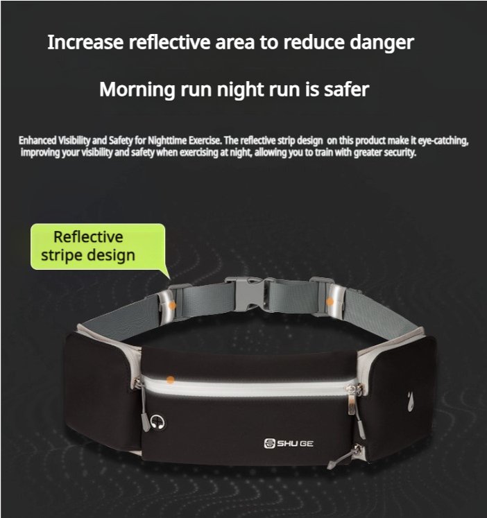 Waterproof Multifunctional Waist Pack with Bottle Holder - BPRunning